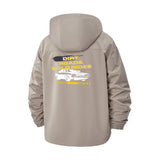 Dirt Roads Bold Rides Unisex Full-Zip Printed Waterproof Hooded Windbreaker