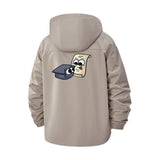 Graduation Cap and Diploma Unisex Full-Zip Printed Waterproof Hooded Windbreaker