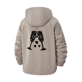 Celebratory Champagne Toast Unisex Full-Zip Printed Waterproof Hooded Windbreaker