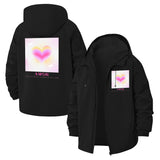 Dreamy Heart Amor Unisex Full-Zip Printed Waterproof Hooded Windbreaker