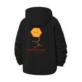 Meme Chemistry Unisex Full-Zip Printed Waterproof Hooded Windbreaker