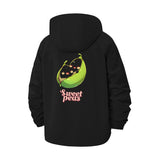 Cute Sweet Peas Unisex Full-Zip Printed Waterproof Hooded Windbreaker