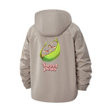 Cute Sweet Peas Unisex Full-Zip Printed Waterproof Hooded Windbreaker