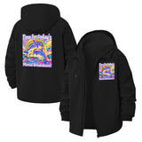 Whimsical Mental Breakdown Unisex Full-Zip Printed Waterproof Hooded Windbreaker