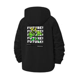 Urban Future Graphic Unisex Full-Zip Printed Waterproof Hooded Windbreaker