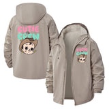 Cowboy Cutie Crew Unisex Full-Zip Printed Waterproof Hooded Windbreaker