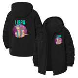 Libra Zodiac Unisex Full-Zip Printed Waterproof Hooded Windbreaker
