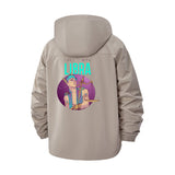 Libra Zodiac Unisex Full-Zip Printed Waterproof Hooded Windbreaker