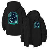 Interstellar Space Unisex Full-Zip Printed Waterproof Hooded Windbreaker