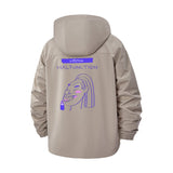 Lipstick Malfunction Unisex Full-Zip Printed Waterproof Hooded Windbreaker