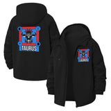 Taurus Zodiac Unisex Full-Zip Printed Waterproof Hooded Windbreaker