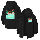 Pancake Breakfast Unisex Full-Zip Printed Waterproof Hooded Windbreaker