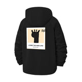 Giraffe Living the High Life Unisex Full-Zip Printed Waterproof Hooded Windbreaker