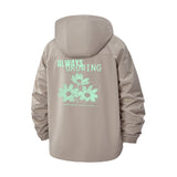 Always Growing Floral Unisex Full-Zip Printed Waterproof Hooded Windbreaker