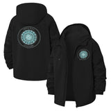 Mandala Graphic Unisex Full-Zip Printed Waterproof Hooded Windbreaker