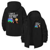 Pride Affirmation Unisex Full-Zip Printed Waterproof Hooded Windbreaker