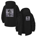 Anime Warrior Unisex Full-Zip Printed Waterproof Hooded Windbreaker