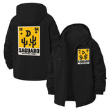 Saguaro Desert Unisex Full-Zip Printed Waterproof Hooded Windbreaker