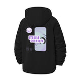 Futuristic Mix Orion Unisex Full-Zip Printed Waterproof Hooded Windbreaker