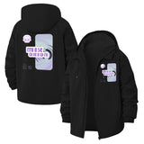 Futuristic Mix Orion Unisex Full-Zip Printed Waterproof Hooded Windbreaker