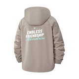 Endless Friendship Adventure Unisex Full-Zip Printed Waterproof Hooded Windbreaker