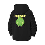 Chunky Frog Unisex Full-Zip Printed Waterproof Hooded Windbreaker