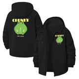 Chunky Frog Unisex Full-Zip Printed Waterproof Hooded Windbreaker