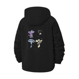 Psychedelic Mushrooms Unisex Full-Zip Printed Waterproof Hooded Windbreaker