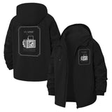 Vintage Camera Unisex Full-Zip Printed Waterproof Hooded Windbreaker