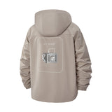 Vintage Camera Unisex Full-Zip Printed Waterproof Hooded Windbreaker