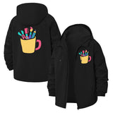 Creative Tools Mug Unisex Full-Zip Printed Waterproof Hooded Windbreaker