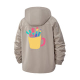 Creative Tools Mug Unisex Full-Zip Printed Waterproof Hooded Windbreaker