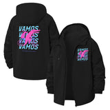 Cycling Vamos Unisex Full-Zip Printed Waterproof Hooded Windbreaker