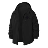 Surfer Silhouette Unisex Full-Zip Printed Waterproof Hooded Windbreaker