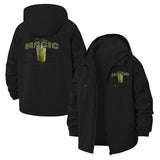 Matcha Magic Unisex Full-Zip Printed Waterproof Hooded Windbreaker