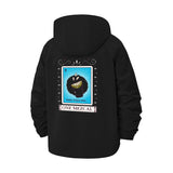 Loteria Card Unisex Full-Zip Printed Waterproof Hooded Windbreaker