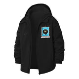 Loteria Card Unisex Full-Zip Printed Waterproof Hooded Windbreaker