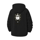 Scarab Beetle Unisex Full-Zip Printed Waterproof Hooded Windbreaker