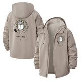 Scarab Beetle Unisex Full-Zip Printed Waterproof Hooded Windbreaker