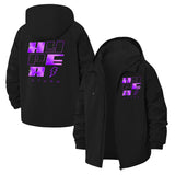Hyper Storm Unisex Full-Zip Printed Waterproof Hooded Windbreaker