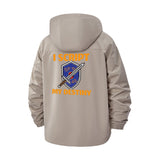 Script My Destiny Unisex Full-Zip Printed Waterproof Hooded Windbreaker