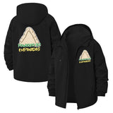 Powered by Empanadas Unisex Full-Zip Printed Waterproof Hooded Windbreaker