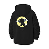 Inspirational Koala Unisex Full-Zip Printed Waterproof Hooded Windbreaker