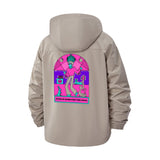 Funk Disco Dancing Unisex Full-Zip Printed Waterproof Hooded Windbreaker