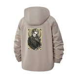 Feeling Lucky Casino Theme Unisex Full-Zip Printed Waterproof Hooded Windbreaker