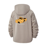 Clog Obsession Unisex Full-Zip Printed Waterproof Hooded Windbreaker