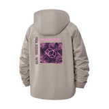Dark Matter Science Unisex Full-Zip Printed Waterproof Hooded Windbreaker