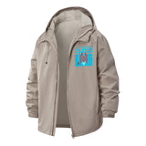 Colossus Wanderer Unisex Full-Zip Printed Waterproof Hooded Windbreaker
