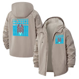 Colossus Wanderer Unisex Full-Zip Printed Waterproof Hooded Windbreaker