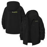 Only Plants Unisex Full-Zip Printed Waterproof Hooded Windbreaker